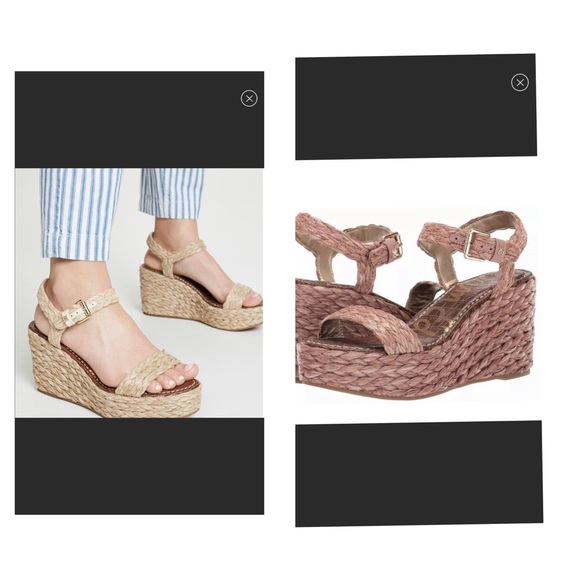 Shoes - Sam Edelman Deena Wedge Espadrille Sz 7